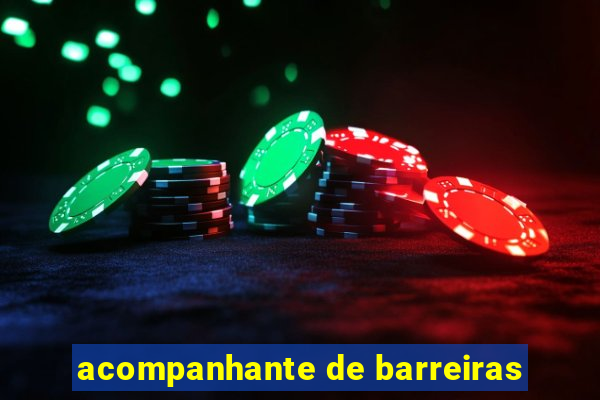 acompanhante de barreiras